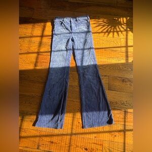 Pilcro by Anthropologie Purple Corduroy Trousers Bootcut Size 25